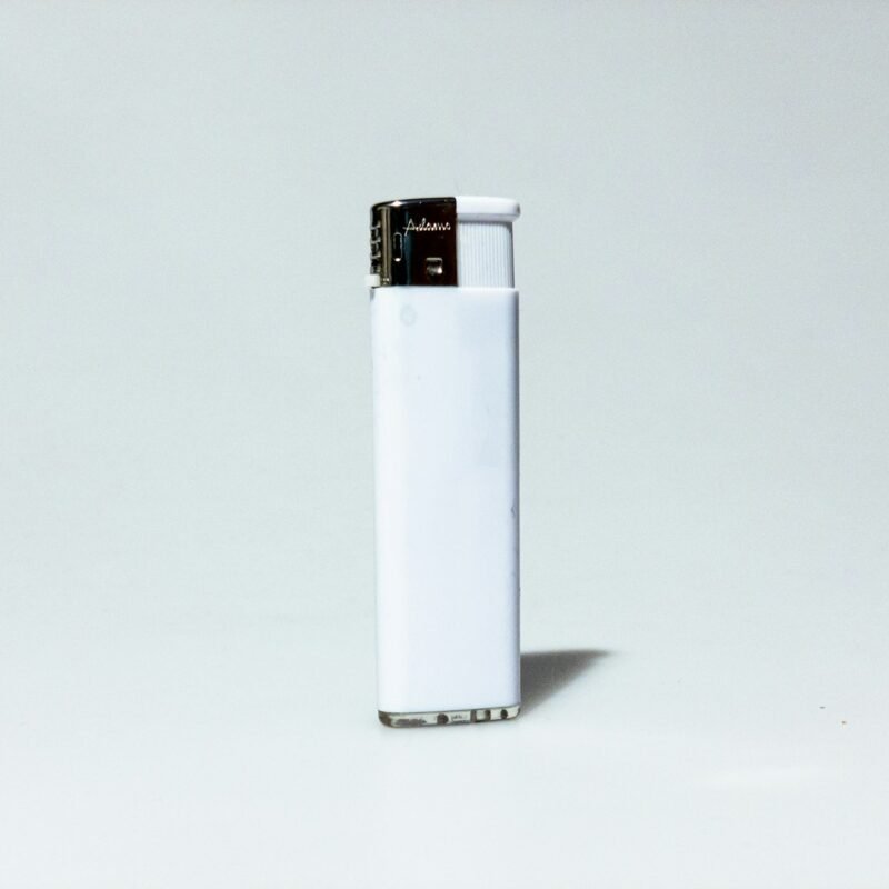 white disposable lighter