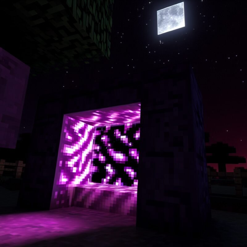 comment allumer un portail du nether sans briquet